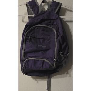 Zomake Joy of Life Lightweight Hiking Packable Foldable Purple Backpack